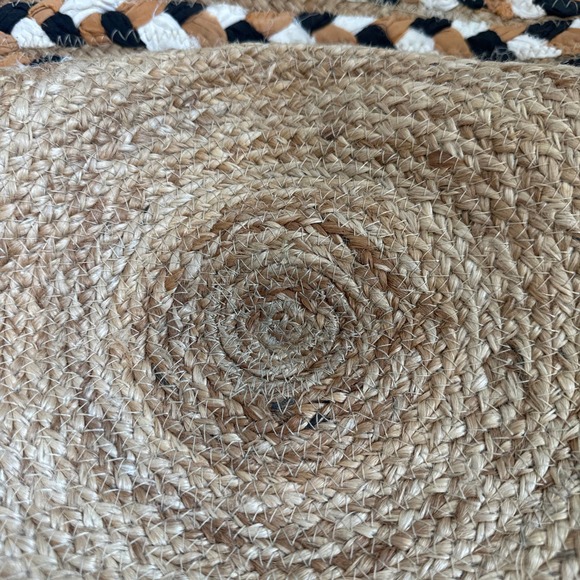 Magid Multi-color Natural Jute boho Shoulder Tote - Picture 9 of 9